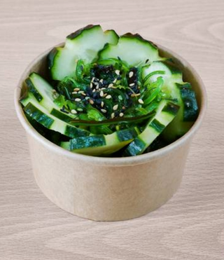 Ensalada Wakame Con Pepino