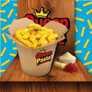 Fusilli con azafrán y pollo 550 g.