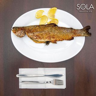 Pstrąg z masełkiem