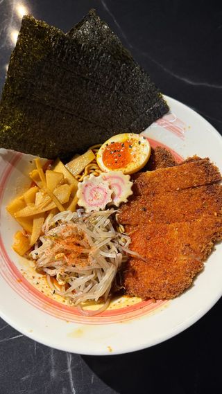 Spicy chicken ramen