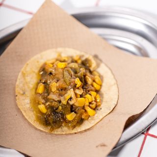Taco de rajas poblanas -veg (2tacos)