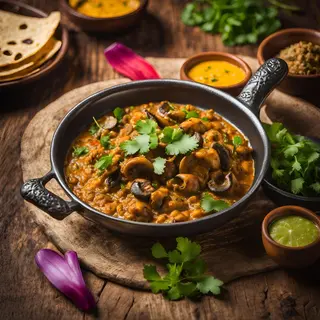 Champiñones Bhaji