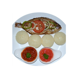 Abolo + Garniture  + Piment