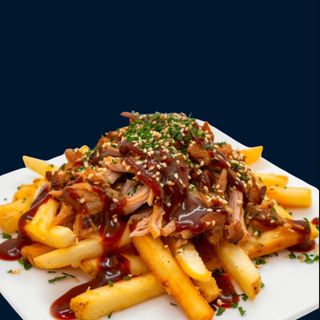 Porkys top fries 