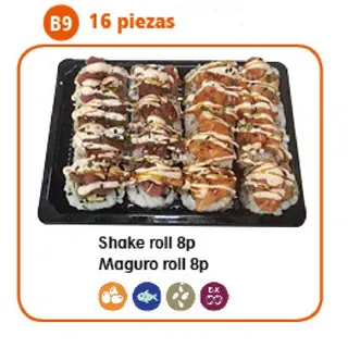 B9. Bandeja (16 Pzs.)