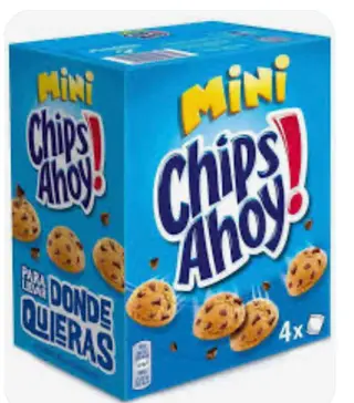 Ingredientes extras mini chips ahoy