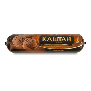 Морозиво Каштан Шоколадне циліндр (500г)
