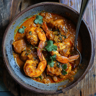 Prawn's Karahi spicy 