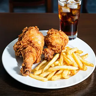 2 Chicken + 1 Chips +1  Soda