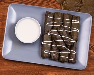 Tolma w liściach winogron 