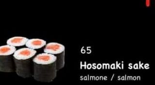Hosomaki sake - 6 pezzi