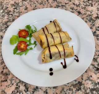 Rollitos de carrillera con setas  (3 Uds.)