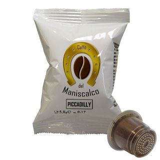 100 Capsule Caffè Del Maniscalco Piccadilly Compatibile Nespresso