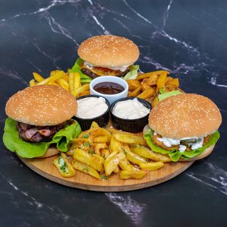 Platou Burgeri - 2 Persoane