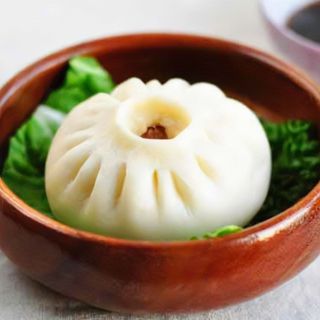 Baozi com carne Porco