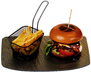 Бургер с дърпано свинско (400г)