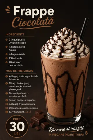 Frappe Ciocolată  250 ml