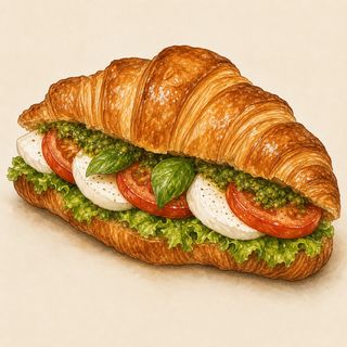 Croissant z mozzarelą 150g