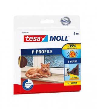 (207173) Dihtung za prozore TESAMOLL P-profil smeđi 6m