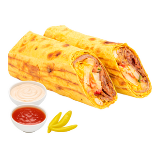 Шаурма Сырная Ассорти 2-ная порция