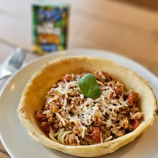 Esparguete à Bolonhesa e Bongo