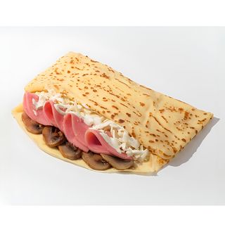 Ветчина, сыр и грибы