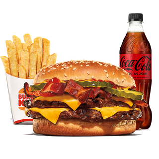 Menu Double Cheese Bacon Xxl Grande