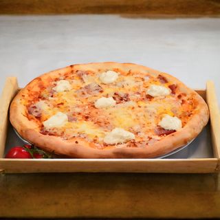 Pizza Carbonara mare