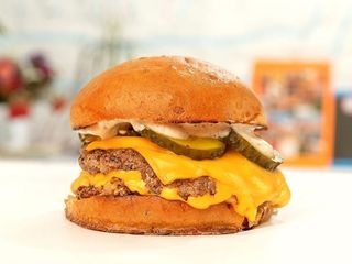 OKLAHOMA DOUBLE SMASH BURGER