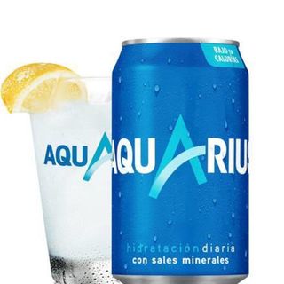 Aquarius Limón lata330ml.