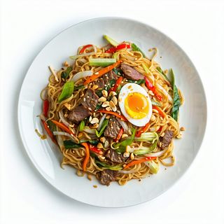 Pad Thai z wołowiną