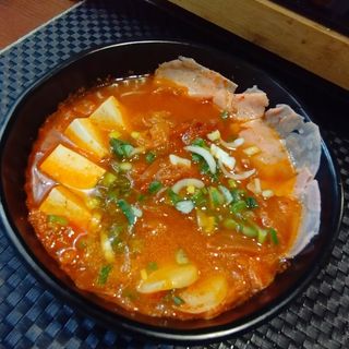 Kimchi Jjige + Arroz