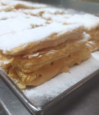 Porción De Milhojas De Dulce De Leche (Individual)