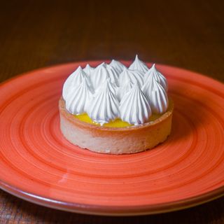 Crostatina crema limone e meringa