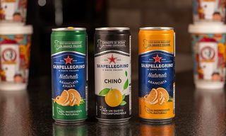 სანპელეგრინო ლიმონათი(ლიმონი,ფორთოხალი,წითელი ფორთოხალი)  330მლ