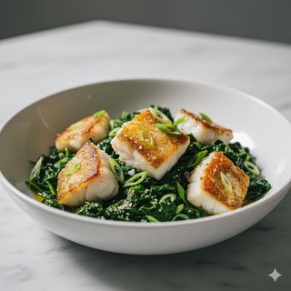 Baccalà friarielli e cipolletta