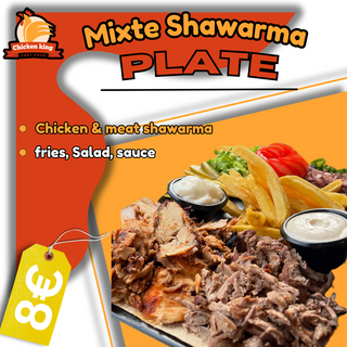 Mixte shawarma plate