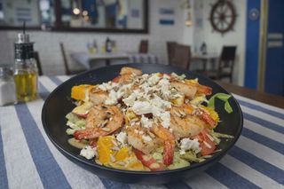 Sałatka z krewetkami