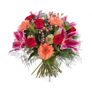 Ramo de primavera con rosas