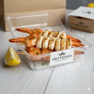 Spiedini misti calamari & gamberi