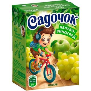 Сік дитячий яблуко-виноград