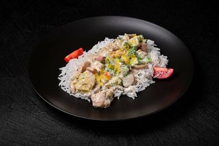 Рис басматі з курячим фрікасе (350г)