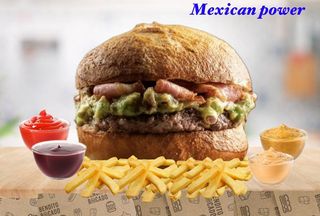 Hamburguesa mexican power