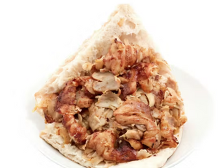 Kebab w bułce samo mięso