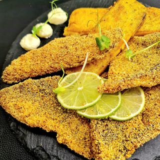 File de pastrav prajit