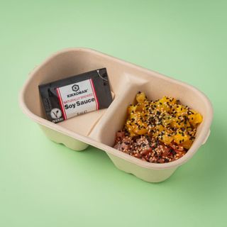 Tartar de Salmón y Mango con Ponzu