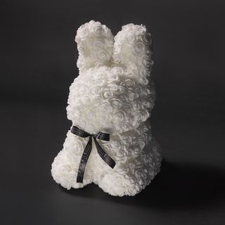 flower bunny white 50 cm 