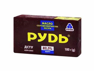 Масло вершкове РУДь (180g)