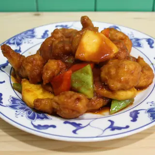 Gambas agridoces