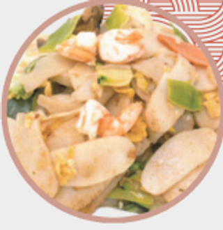 Gnocchi di riso con gamberi - 1 porzione